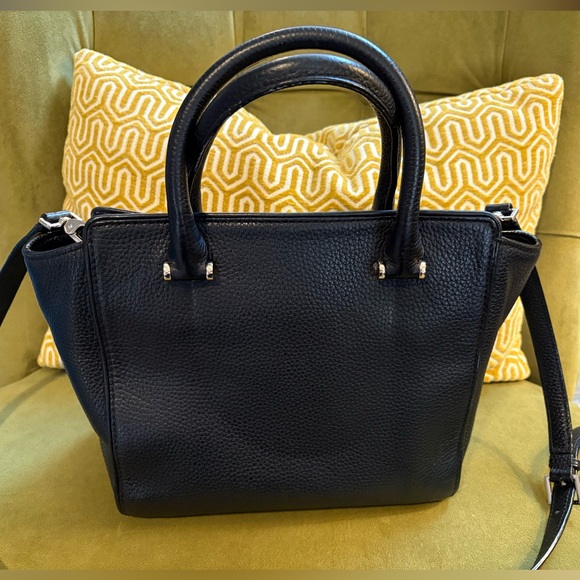 Kate Spade black leather crossbody purse - Picture 3 of 4
